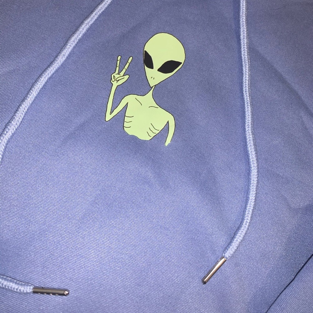 Purple Alien Hoodie